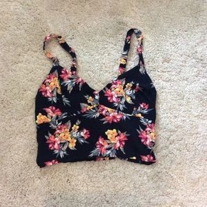 Floral crop top